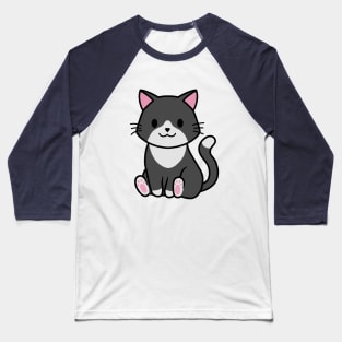 Tuxedo cat Baseball T-Shirt